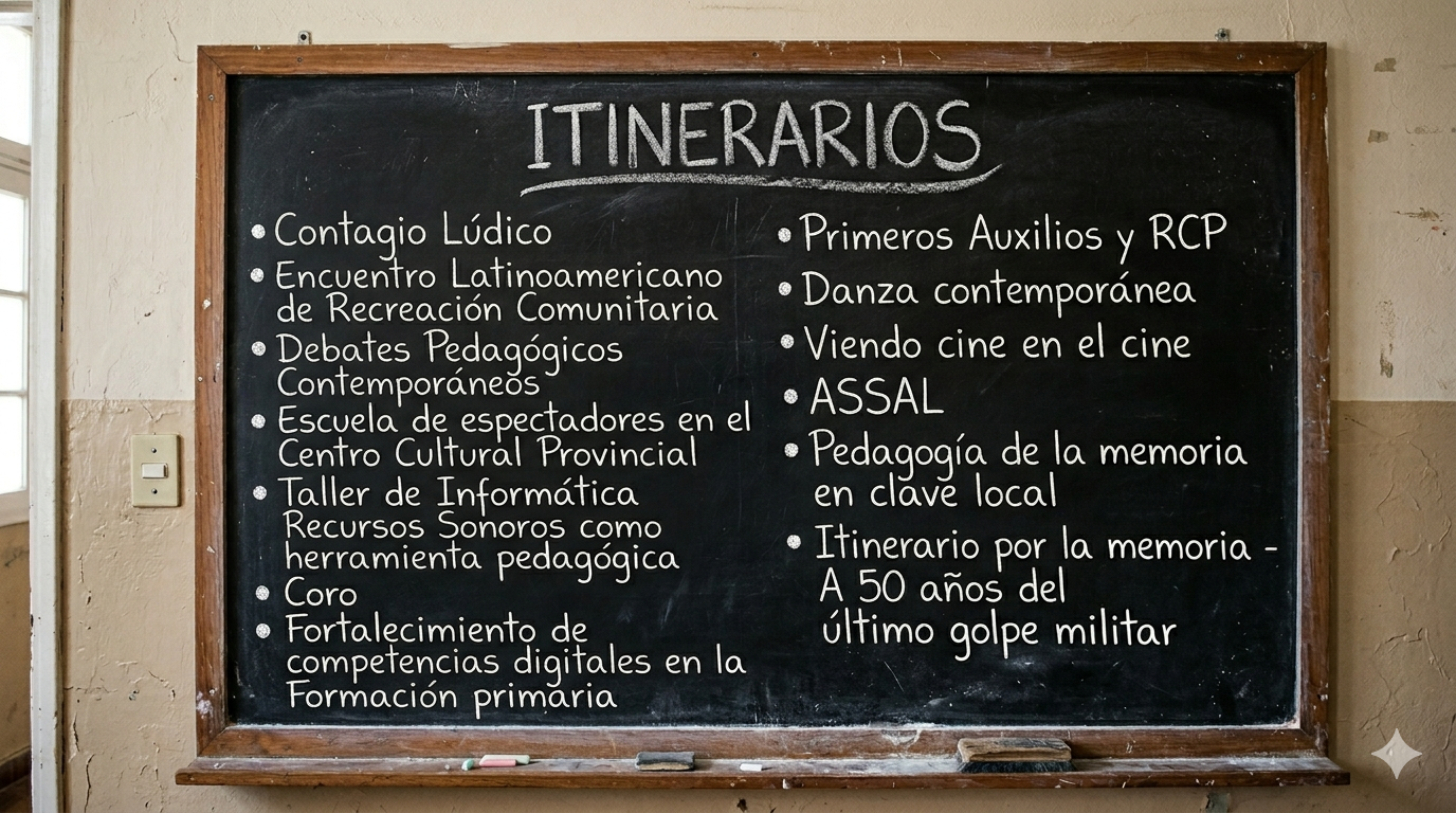 ITINERARIOS 1° Cuatrimestre 2026 